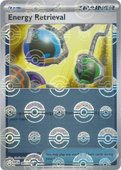White Flare Energy Retrieval [Poke-Ball] Pokémon card